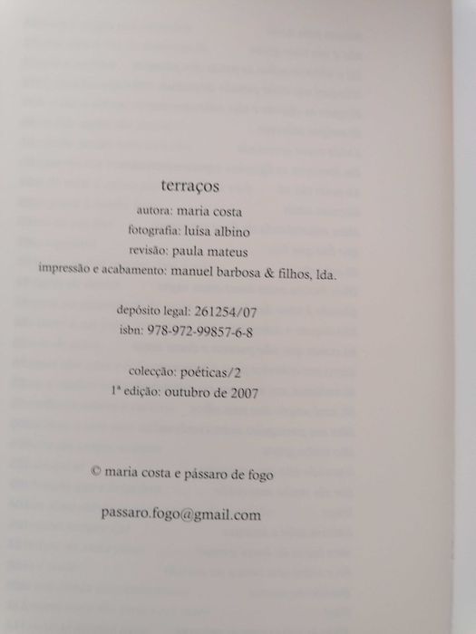 Livro - Terraços