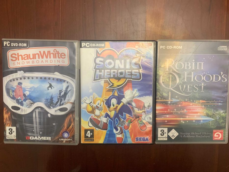 PC Games - Sonic, Shaun White Snowboard, and Robin Hood's64750550108162120