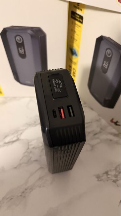 Пусковий пристрій Baseus 20000mAh 2000A — Бустер для авто (USB-C 30W)