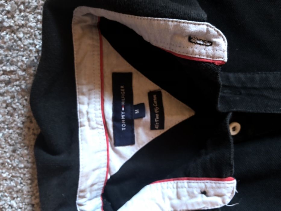 Czarne polo tommy hilhiger