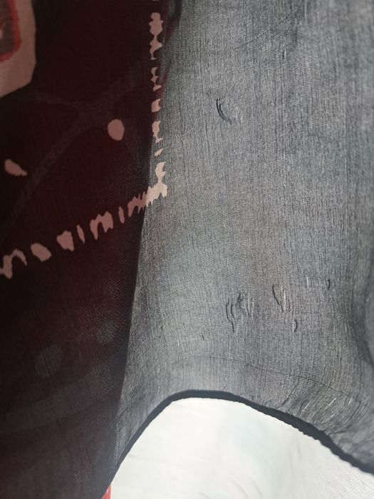 Платок великий 100% silk.  Квіти.