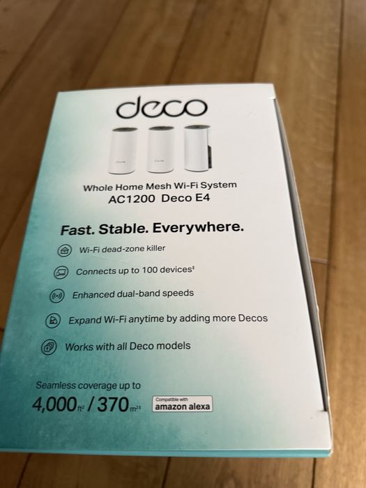 Zestaw 3 routetow DECO E4 AC1200