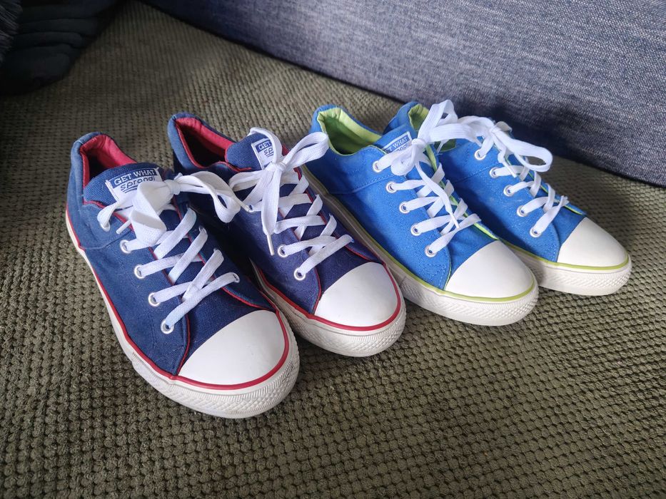 Damskie trampki w dwóch kolorach