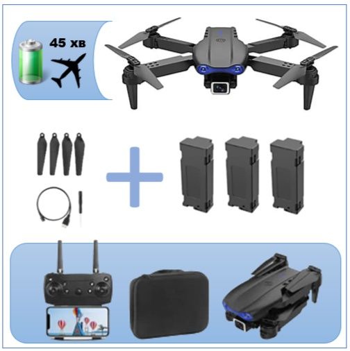 Нові, дрон е99 з трьома акамуляторами і камерою