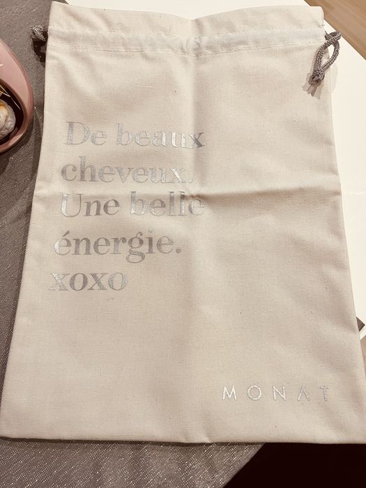 Monat worek na kosmetyki * lniana kosmetyczka