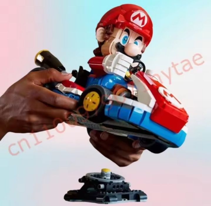 Конструктор  1 в 1  Super Mario 1972 блоков Lego Standard Kart