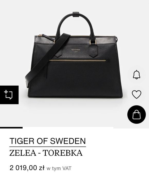 Torebka Tiger of Sweden skóra