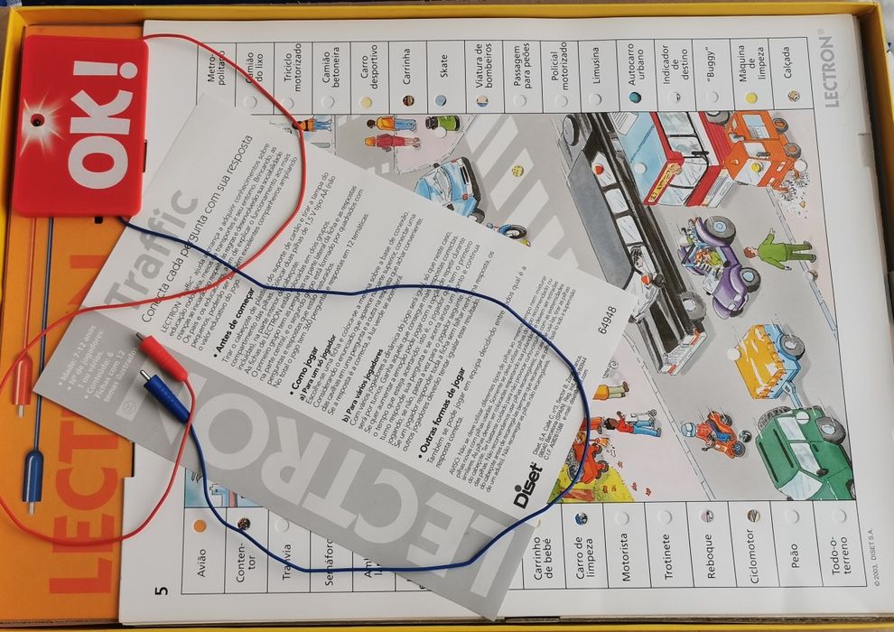 Jogo interativo "Lectron Traffic" da Diset