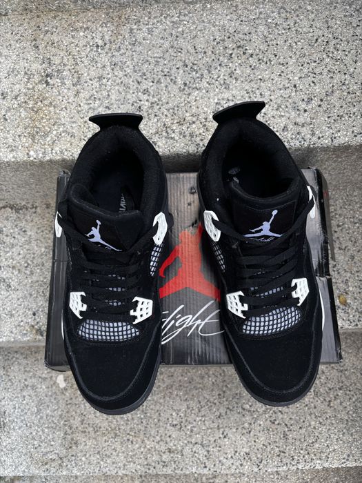 Air Jordan 4 Black White – Tamanho 43