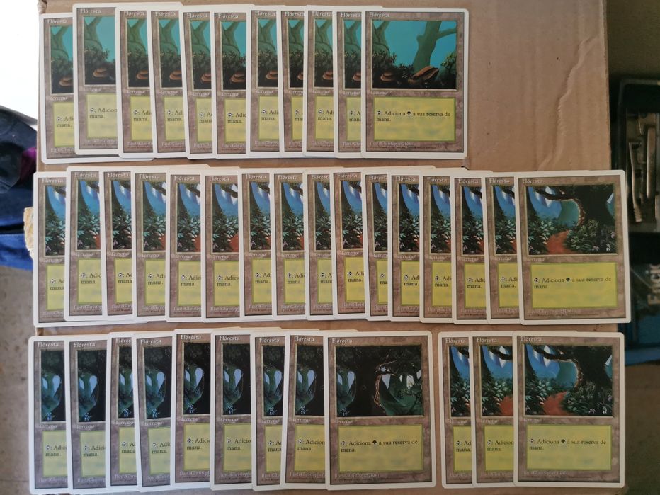 105 terrenos de Quarta edição - Magic the Gathering