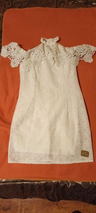 Sukienka ecru roz. M na święta, komunię, wesele itp