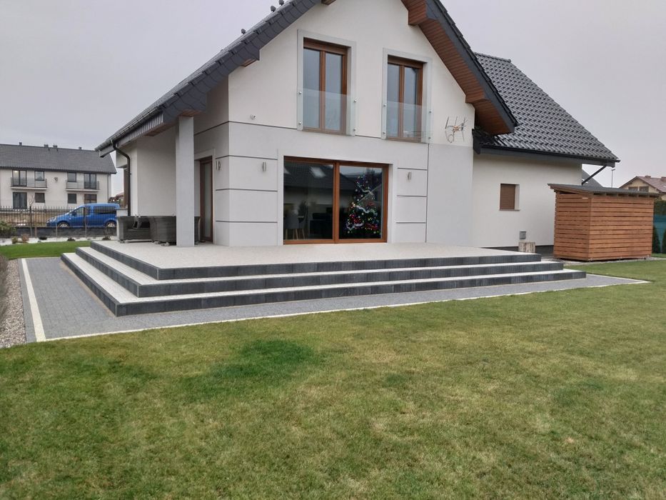 Brukarstwo, układanie kostki brukowej