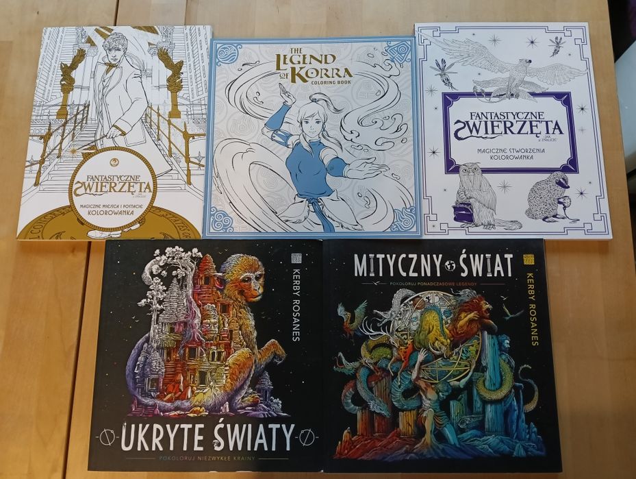 Kolorowanki: Avatar Korra, Fantastyczne Zwierzęta, Ukryte Światy