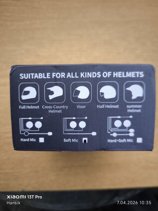 Interkom Bluetooth do kasku