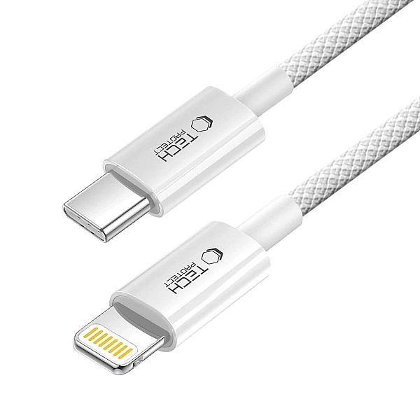 Kabel Tech-Protect UltraBoost USB-C / Lightning PD27W/3A 100 cm - szar