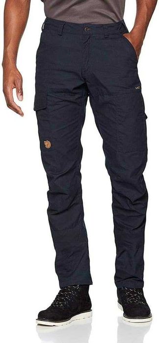 FJALLRAVEN Karl Pro Męskie Spodnie Trekkingowe G 1000 Dark Navy 48