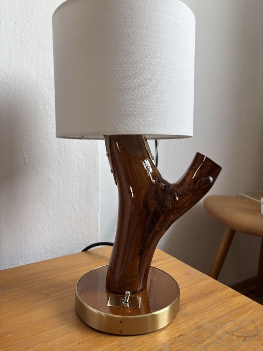 Lampa stołowa (nocna) kraftowa