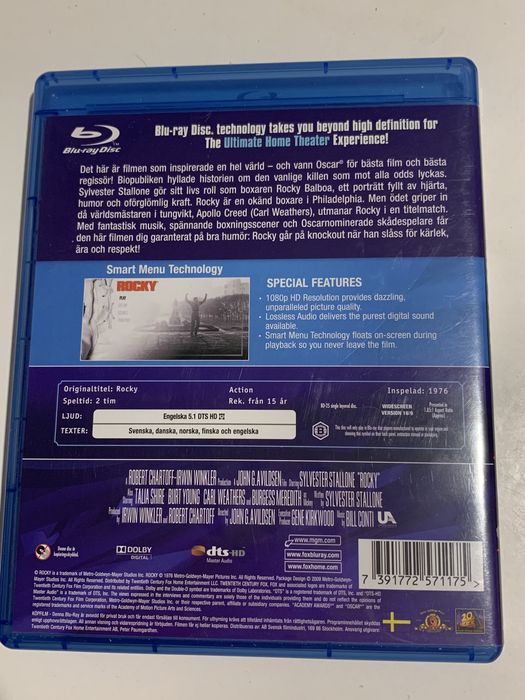 Sylvester Stallone Rocky blu-ray