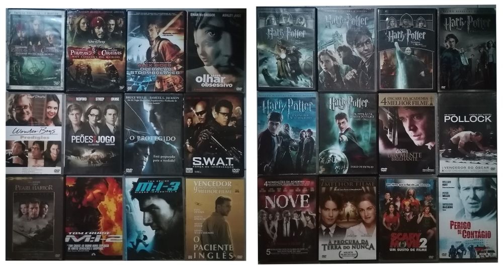 Lote 201 filmes DVD originais (LOTE 3)