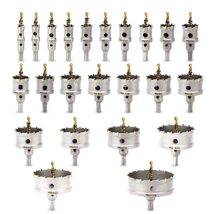 Коронка-сверло по нержавейка и металу,дерево •HSS TCT• 6- 125 mm *AST*