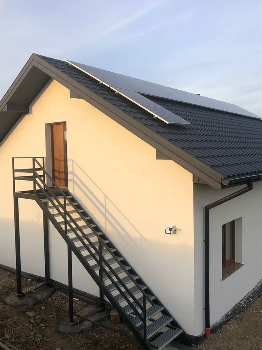 Schody metalowe zewnętrzne przemysłowe