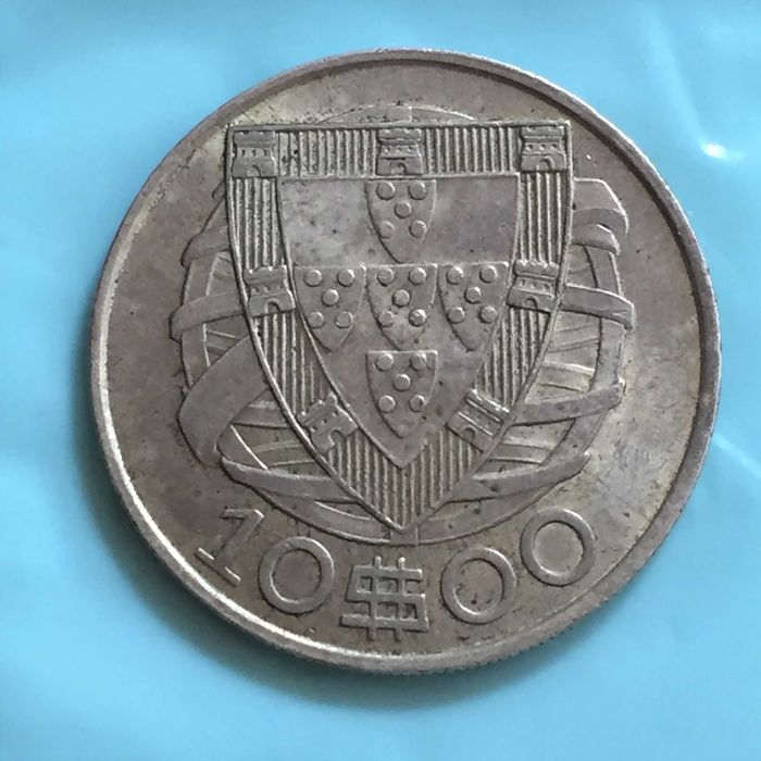 10 Escudos 1940 - prata