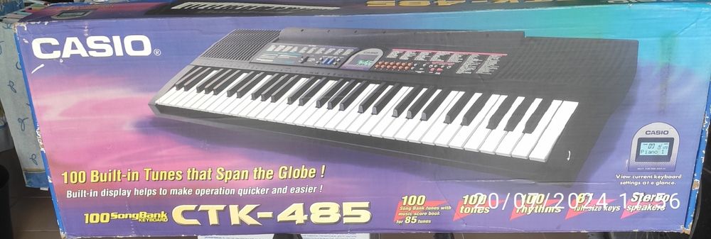 Casio CTK-485 c/suporte