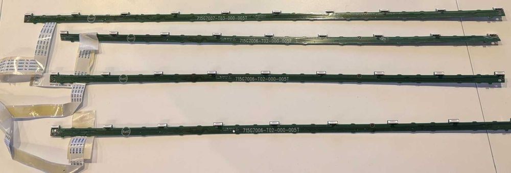 Philips 49PUS6561/12 listwy Ambilight: 715G7007-T03 715G7006-T02