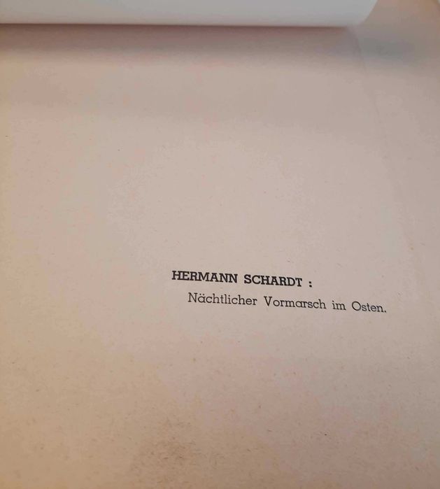 Hermann Schardt II W.Ś. Grafika Nachtlicher Vormarsch im Osten