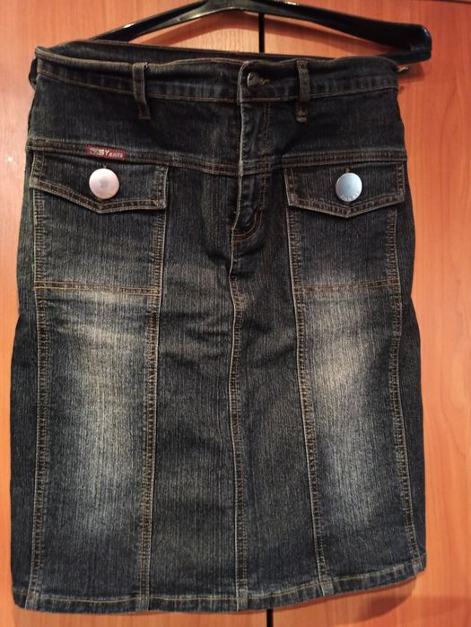 Спідниця  джинсова темно-синя.