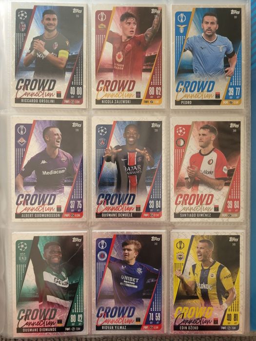 Lote de Cartas Match Attax Champions League