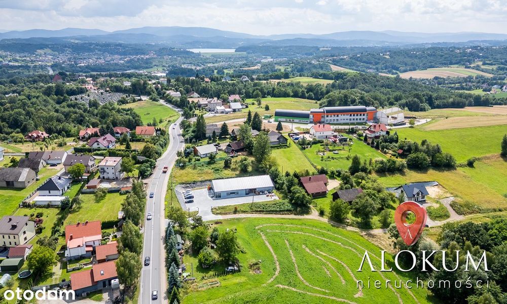 Działka budowlana Dziekanowice gm. Dobczyce. - Widok 5
