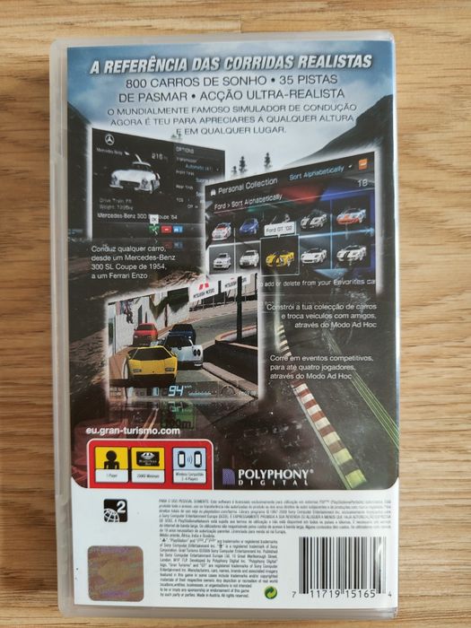 Jogo Gran Turismo PSP