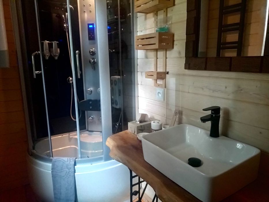 Eko domek,las,sauna,staw,prywatność