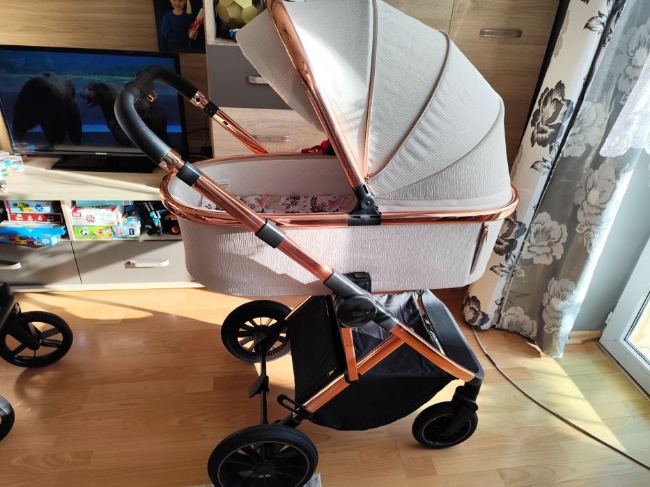 Wózek 2w1 ibebe beżowy