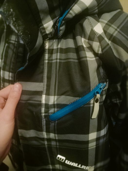 Ciepła zimowa kurtka idealna na śnieg, narty, sanki rozm. 146