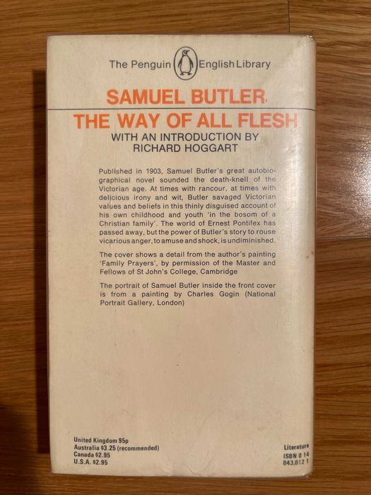 "The Way Of All Flesh", de Samuel Butler