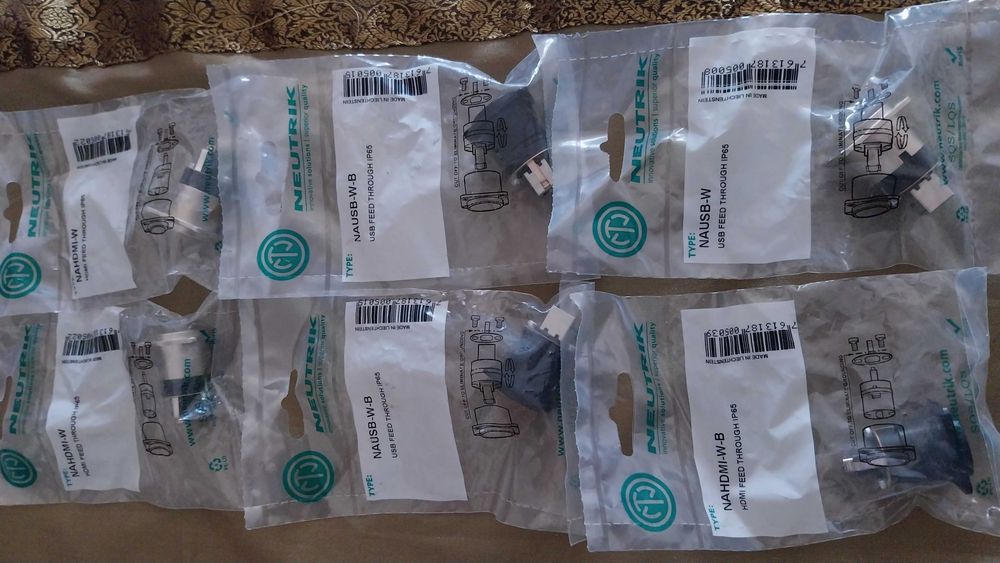 Fichas Neutrik HDMI e USB novas64861241142017124
