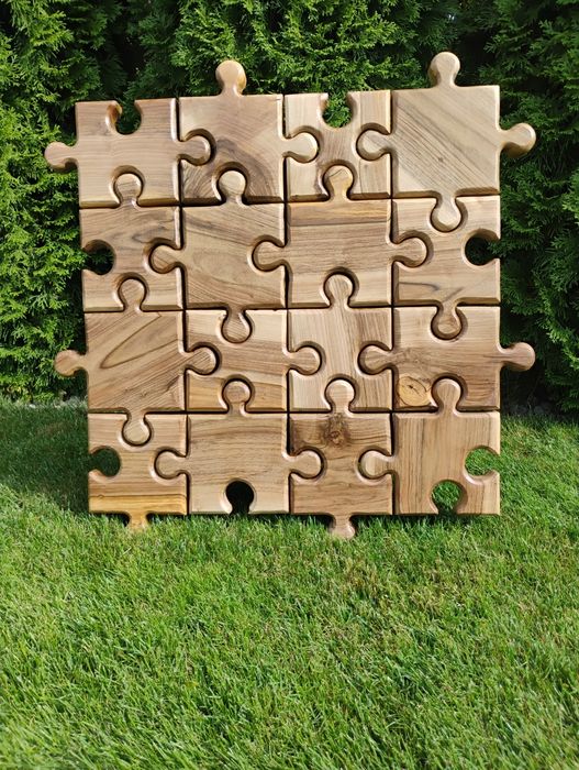 Dekoracyjny obraz-puzzle z podświetleniem LED