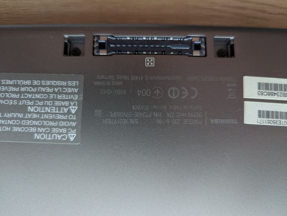 Laptop Toshiba Z30