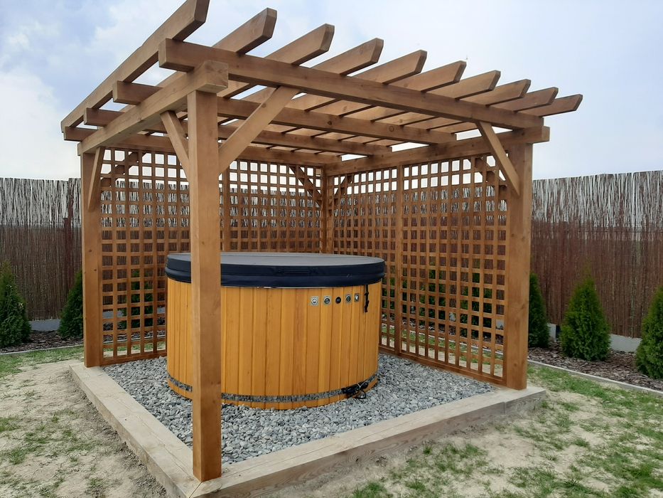 Huśtawka ogrodowa pergola