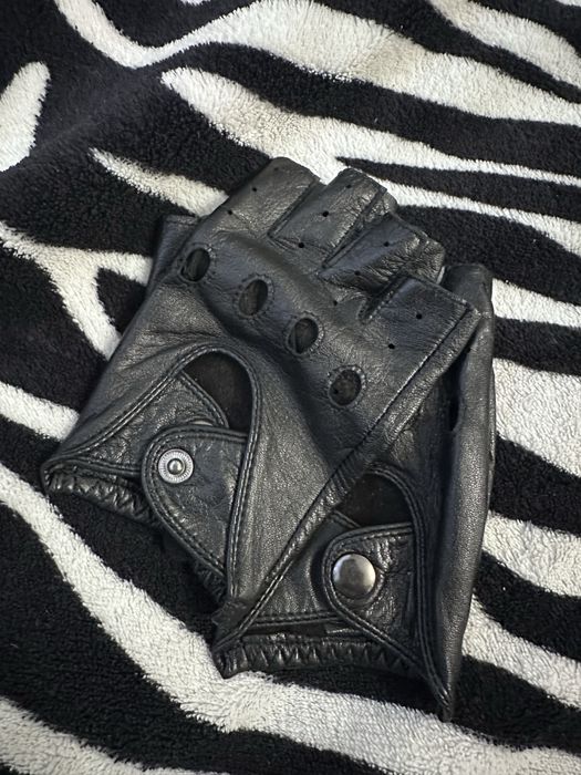 Перчатки шкіряні без пальців xs