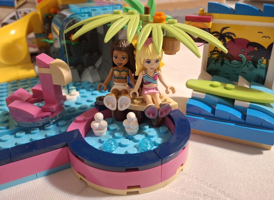 Klocki lego friends 41374 impreza Andrei na basenie