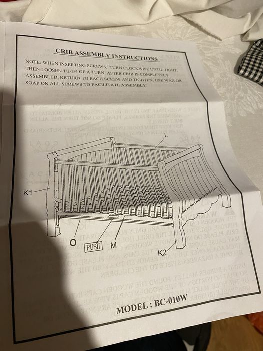 Łòżeczko dziecięce USA