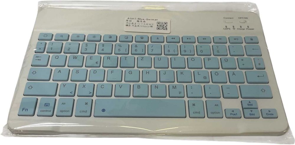 Błękitne etui z klawiaturą do Apple IPAD 10,9" – air 4/5, 10. GEN.
