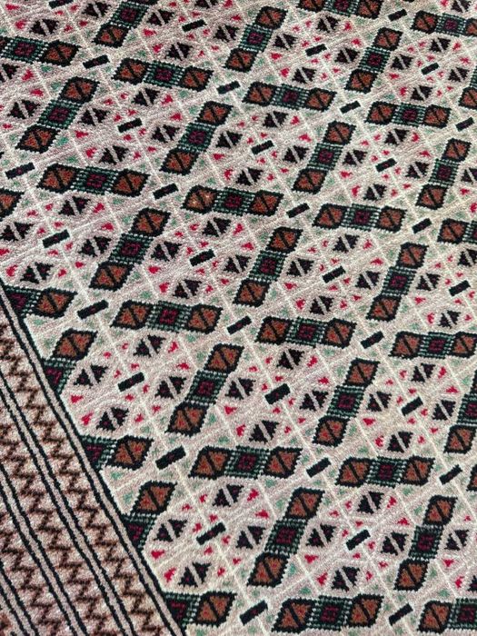 Nowy Dywan Kaszmirowy Pakistan Buchara ART DECO 340x250 galeria 26 tyś