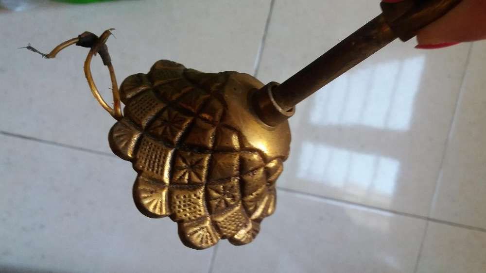 Lustre em bronze anos 40 em optimo estado