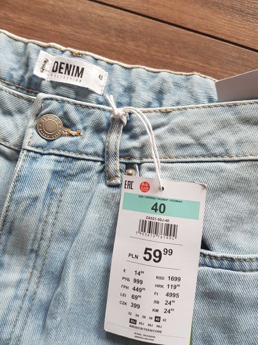 Nowe spodnie jeansowe