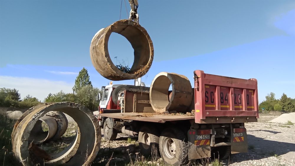 Transport -HDS - Wywrotka 6x6 + HDS - usługi HDS