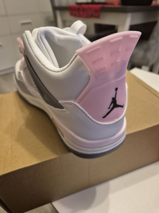 Snakersy bialo różowe 40